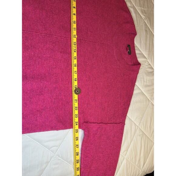 Vince Camuto Women Sweater Sz M Pink Paradox Center Seam Cozy Comfy SoftAF Femme - Picture 5 of 7